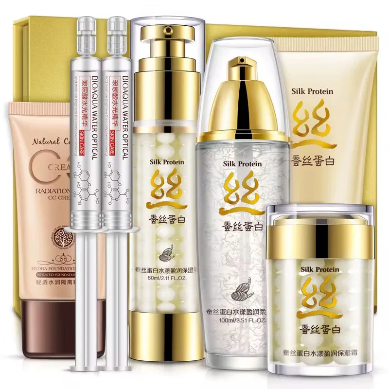 مجموعة العناية بالبشرة والتفتيح العضوي الطبيعي - Korean Natural Organic Private Label Skin Care