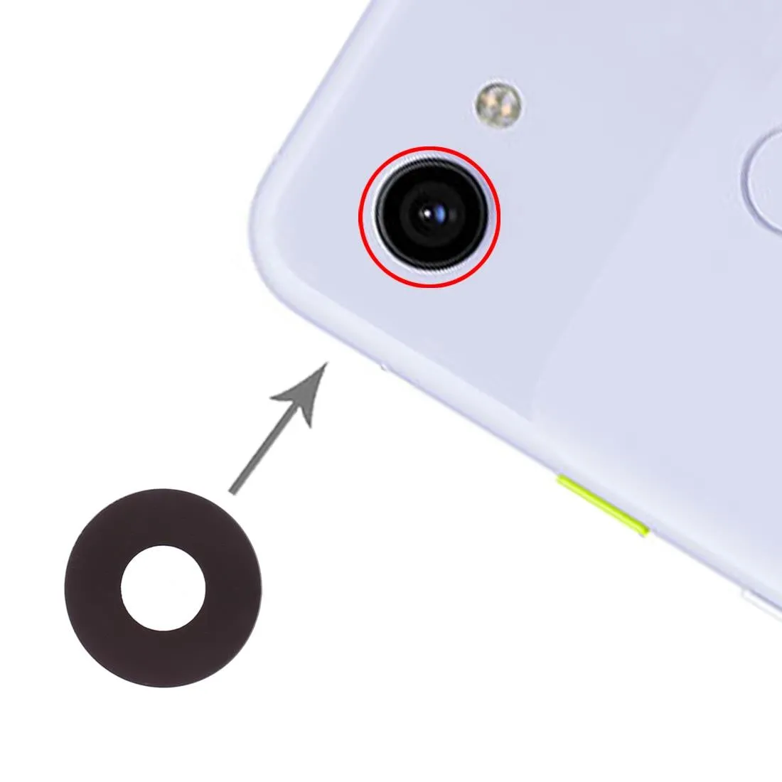 10 Rear Camera Lenses for Google Pixel 3a
