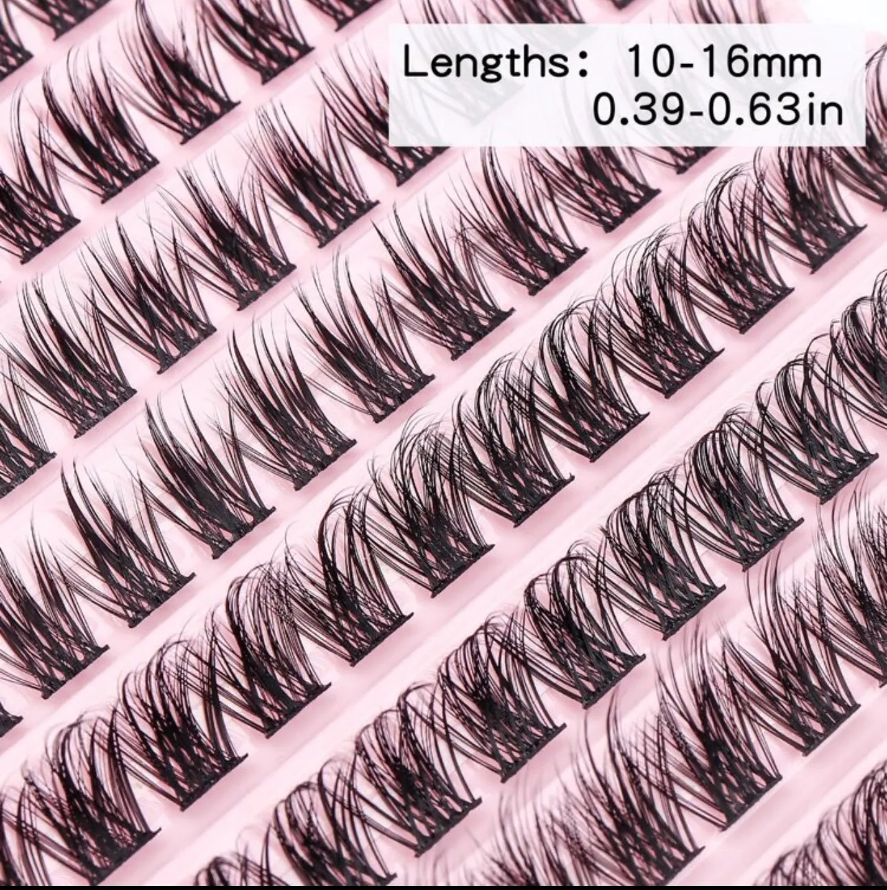 120 pcs Lash Clusters, DIY Eyelash Extensions, Wispy False Lashes 10-16MM, Individual Lashes Extensions Mega Fluffy Eyelashes Clusters