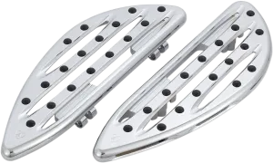 ARLEN NESS Driver Floorboards - Deep Cut - Chrome 06-838