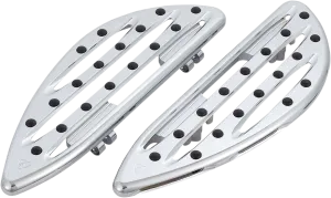 ARLEN NESS Driver Floorboards - Deep Cut - Chrome 410-004