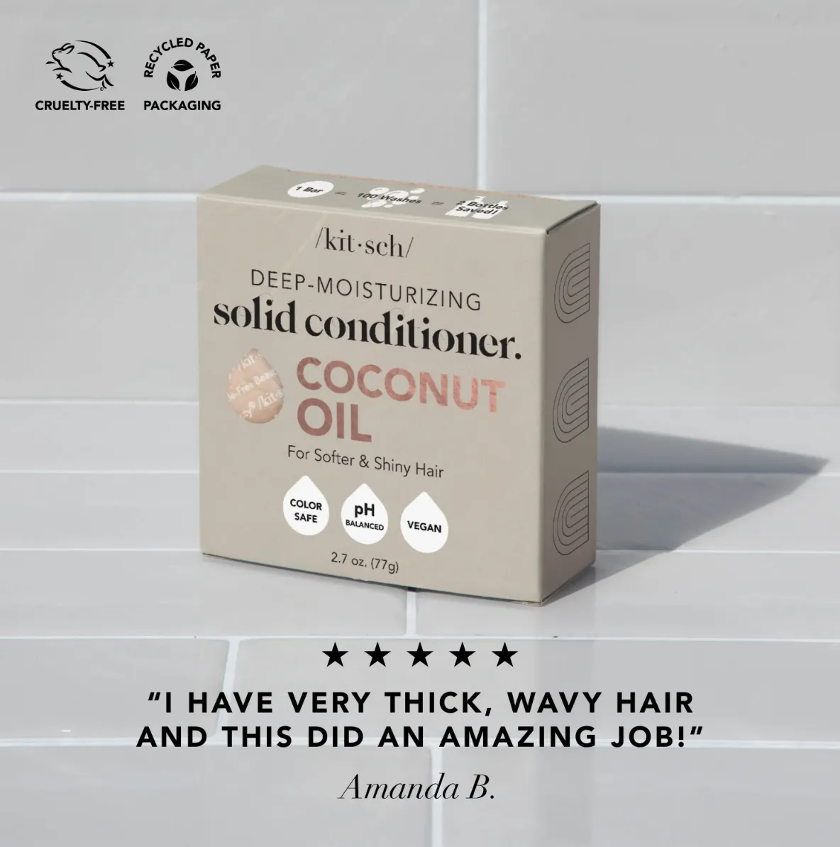 Coconut Oil Deep-Moisturizing Conditioner Bar
