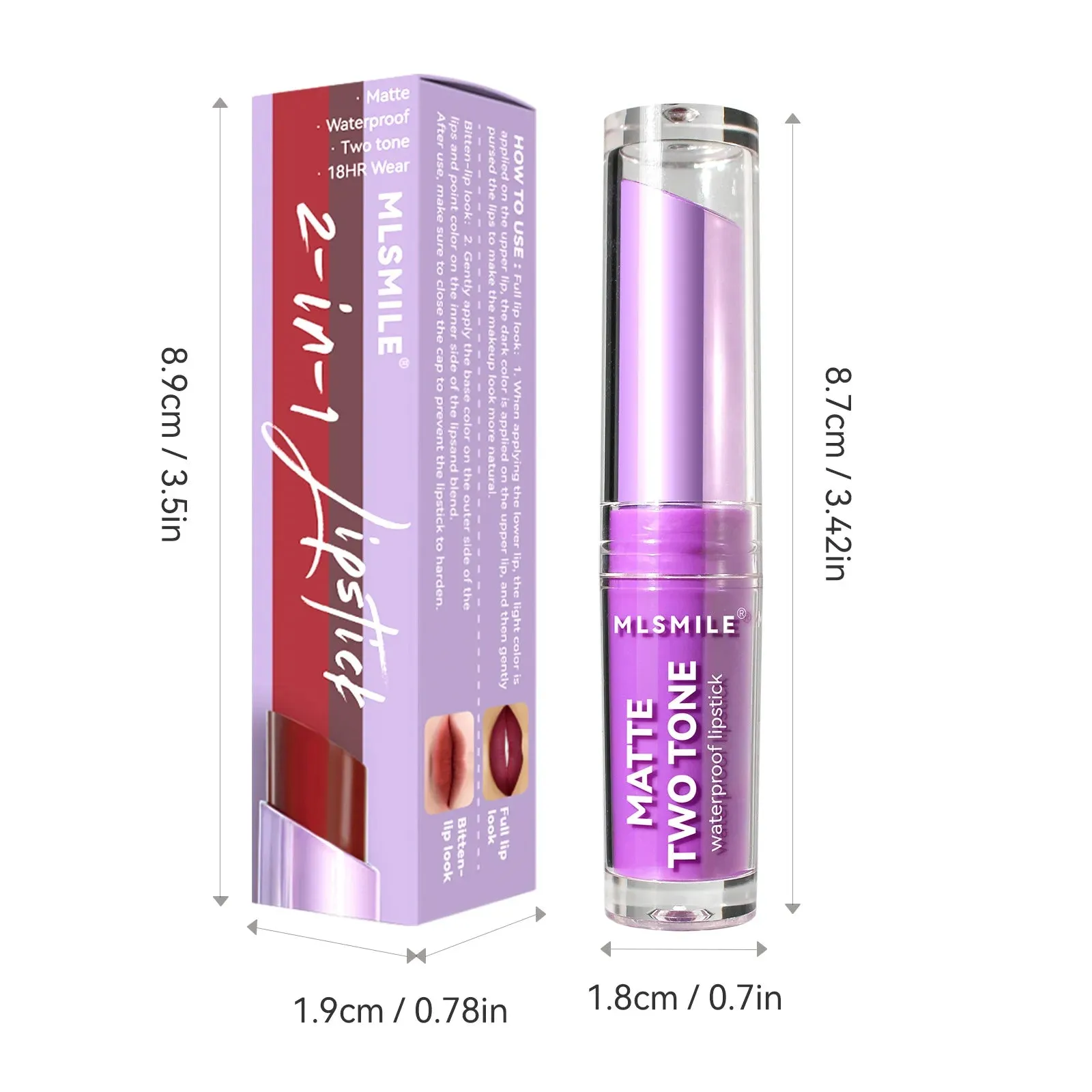 gradient lip biting frosting makeup long-lasting waterproof velvet lip gloss
