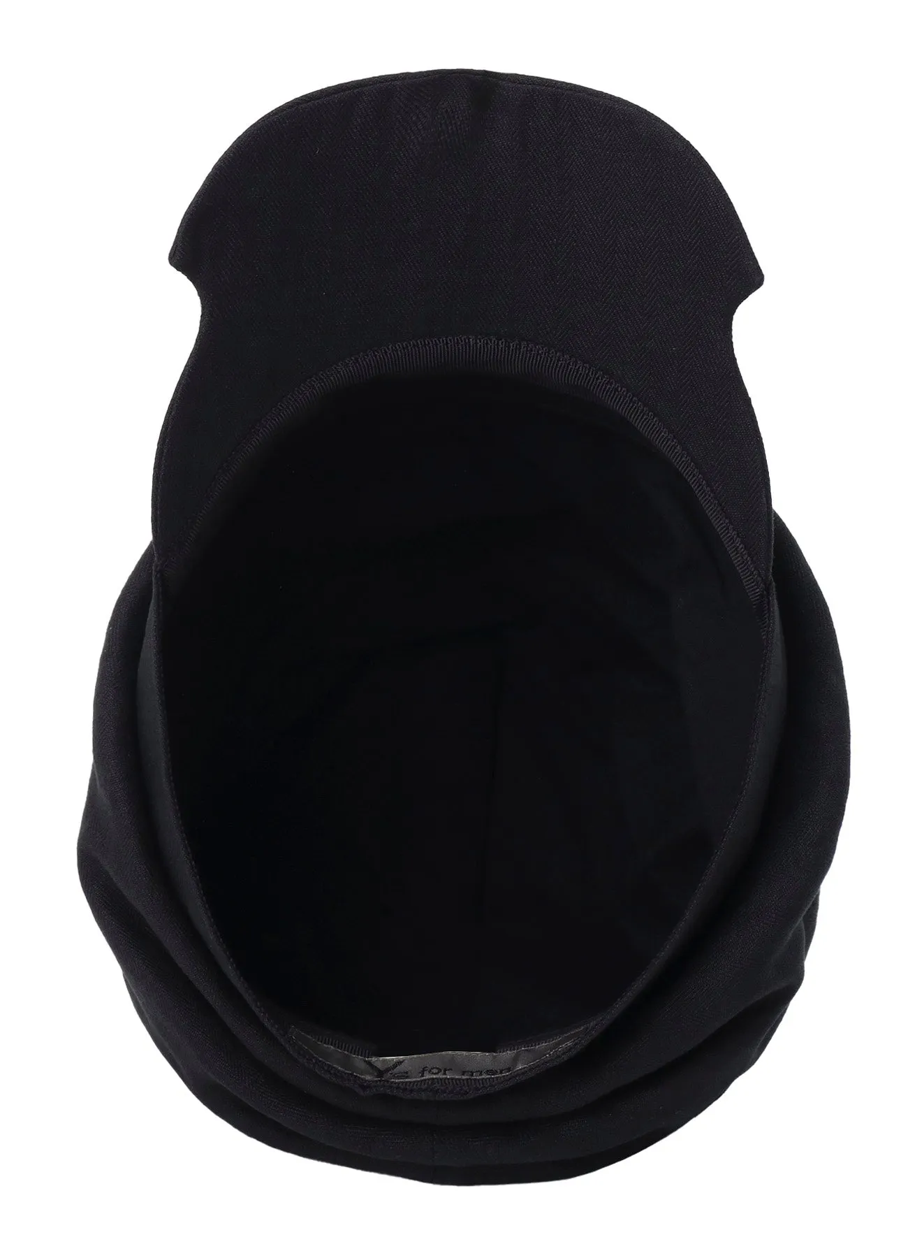 LINEN HERRINGBONE DRAPE CAP