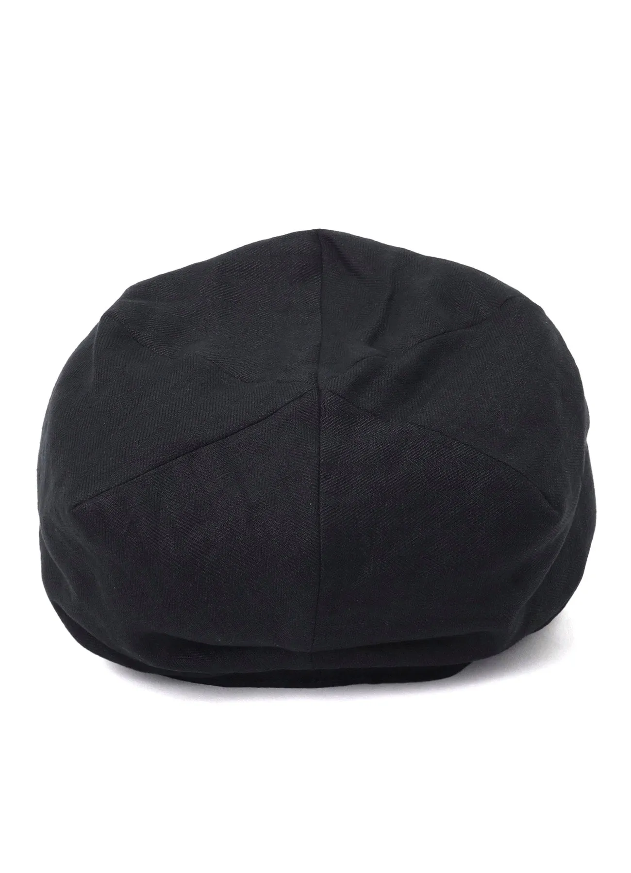 LINEN HERRINGBONE DRAPE CAP