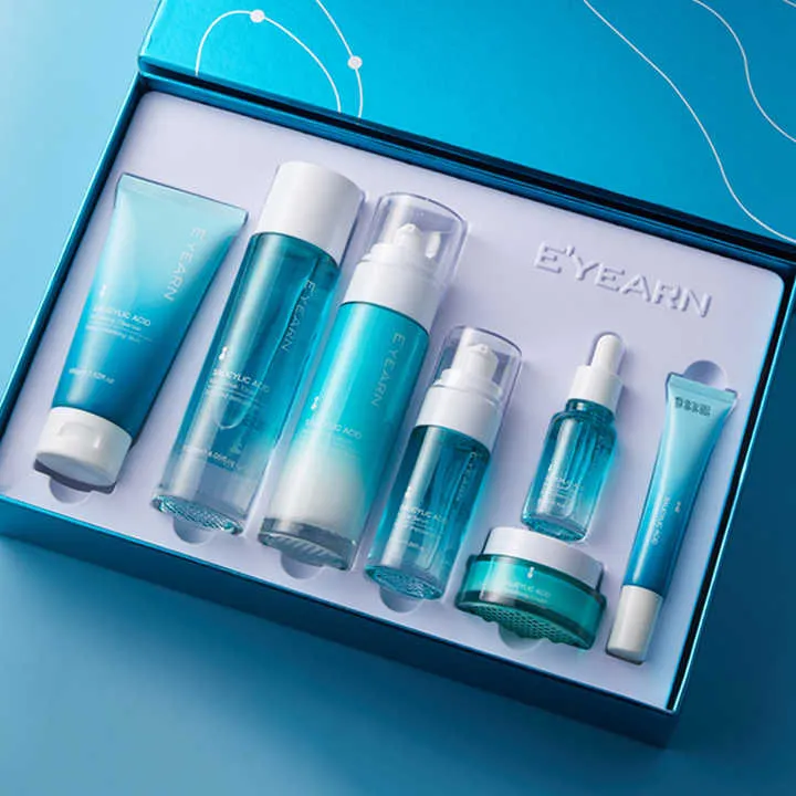 Private Label Salicylic Acid Collagen Skin-مجموعة العناية بالبشرة