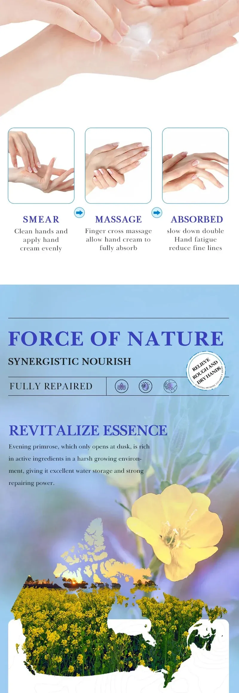 Vitamin E Hand Cream Moisturizing Anti Cracking Nourishing Anti-drying Wrinkle Removal Hand Skin Care Cracked Repair Cosmetics