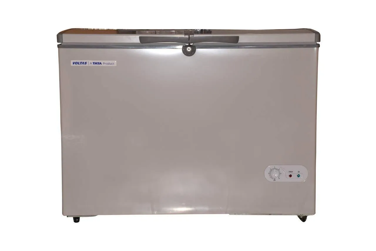 Voltas  CF HT 320 DD A CONVERTIBLE PCM GREY (Double Door Deep Freezer, 320 Liters, Grey)
