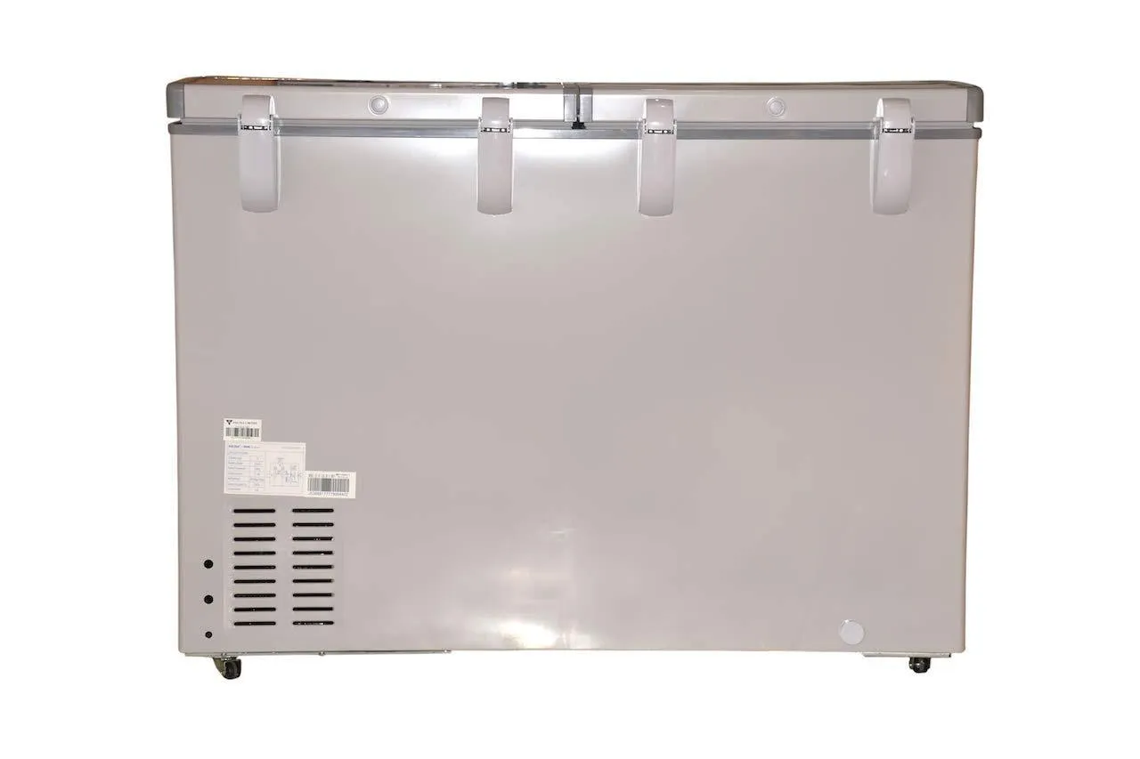 Voltas  CF HT 320 DD A CONVERTIBLE PCM GREY (Double Door Deep Freezer, 320 Liters, Grey)