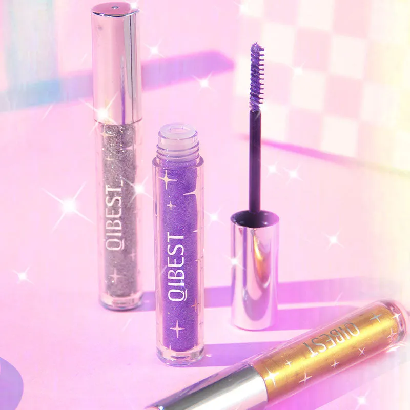  Waterproof Diamond Glitter Mascara - Long-lasting Curl, Sparkling Shine, Create Captivating Eyes!